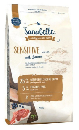 Sanabelle Adult Sensitive z jagnięciną 400g