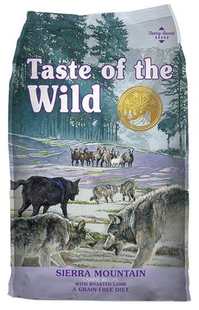 Taste of the Wild Sierra Mountain Canine z mięsem z jagnięciną 5,6kg