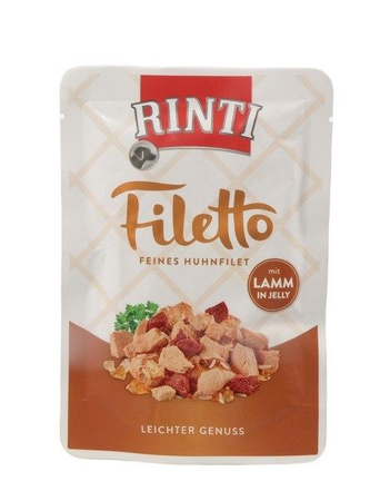 RINTI FILETTO sasz.100g KURA JAGNIĘCINA  w galaretce /24