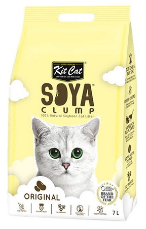 KIT CAT ŻWIREK ECO SOYACLUMP ORIGINAL 7L 2,5KG