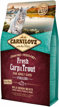 CARNILOVE KOT FRESH 400G CARP&TROUT  STERILISED