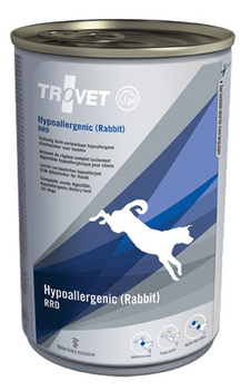 TROVET PIES pusz.400g RRD HYPOALLERGENIC  RABBIT (królik) /6