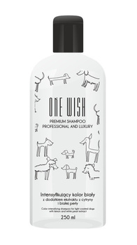 ONE WISH Szampon do białej sierści 250ml