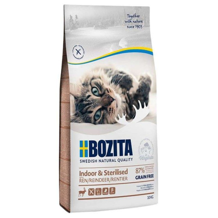 Bozita Indoor & Sterilised Grain free     Reindeer 2kg 31221