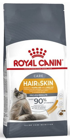 Royal Canin Hair&Skin Care karma sucha dla kotów dorosłych, lśniąca sierść i zdrowa skóra 400g