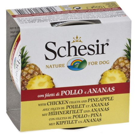 SCHESIR PIES pusz.150g KURCZAK ANANAS         /10/40