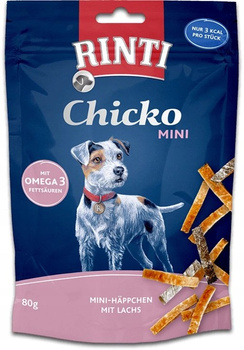 RINTI CHICKO 80g PASKI KURCZAK+ŁOSOŚ      MINI  /12