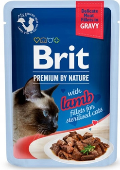 BRIT PREMIUM KOT sasz.85g sos STERILISED  FILLETS LAMB