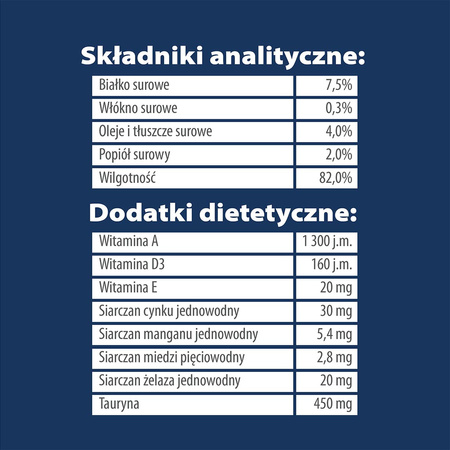 Karma mokra dla kota TEO saszetka bogata w wołowinę 85 g