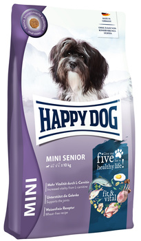 HappyDog Mini Senior, karma sucha, dla starszych psów małych ras, 4 kg