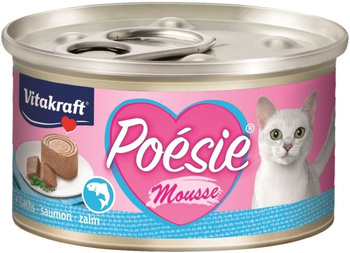 VITAKRAFT KOT 85g pusz. POESIE ŁOSOŚ mus  /12