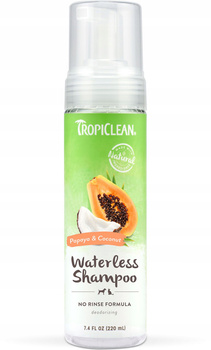 TROPICLEAN SUCHY SZAMPON PAPAYA&COCONUT   220ml