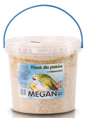 MEGAN PIASEK DLA PTAKÓW Z MINERAŁAMI  1 L   /18