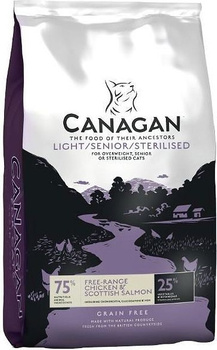 CANAGAN KOT 4kg LIGHT/SENIOR &  STERILISED /3