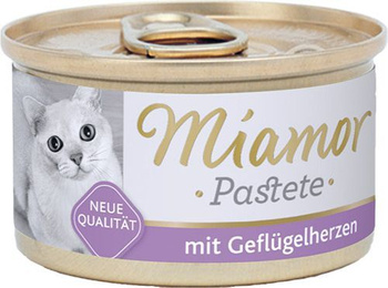 MIAMOR KOT pusz.85g PASTETE SERCA  DROBIOWE /12