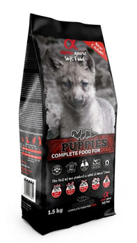 Alpha Spirit Pełnoporcjowa karma sucha miękka PUPPIES 1,5kg