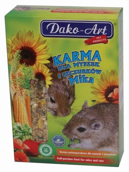 DAKO-ART 500g MIKA karma DLA MYSZY  SZCZUR /7