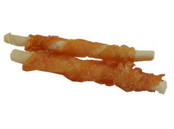 MAGNUM 250g CHICKEN ROLL ON RAWHIDE STICK /48
