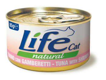 LIFE CAT pusz.85g TUNA + SHRIMPS /24