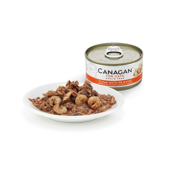 CANAGAN KOT pusz.75g  CHICKEN&PRAWNS KURCZAK&KREWETKI /12