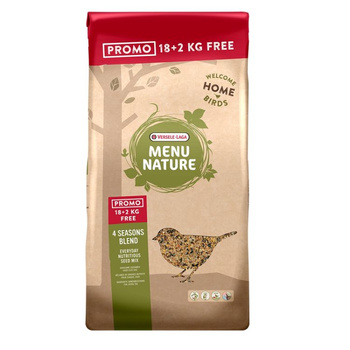 VERSELE-LAGA MENU NATURE 18kg +2kg        GRATIS  4 SEASONS BLEND Pokarm dla dzikich ptaków