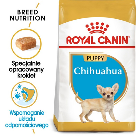 Royal Canin Chihuahua Puppy karma sucha dla szczeniąt do 8 miesiąca, rasy chihuahua 1,5kg