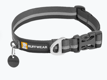 RUFFWEAR CRAG COLLAR obroża Granite Gray M 25802-0351420