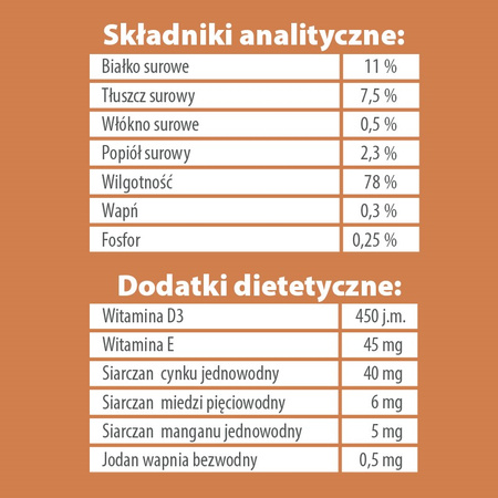 Karma mokra dla psa PUPIL Premium All Meat ADULT kurczak i wołowina 800 g