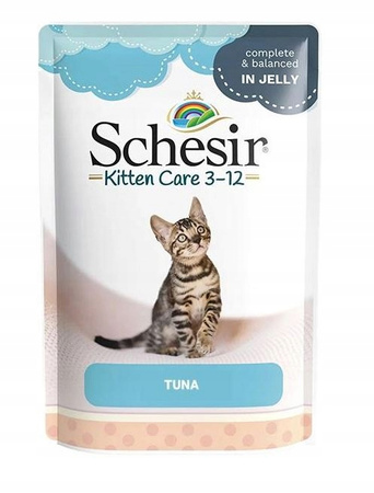 SCHESIR KOT sasz.85g  KITTEN TUŃCZYK      w galaretce   /20