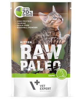 RAW PALEO karma mokra dla kociąt - dziczyzna 100g