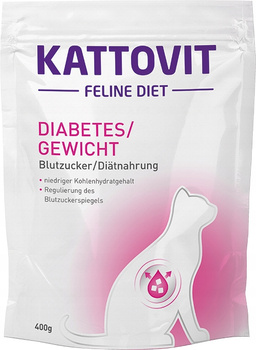 KATTOVIT suchy 400g DIABETES WEIGHT CAT   /6