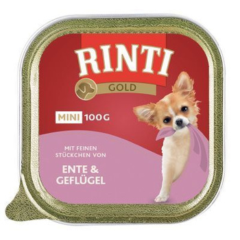 RINTI GOLD tacka 100g MINI KACZKA DRÓB  /16