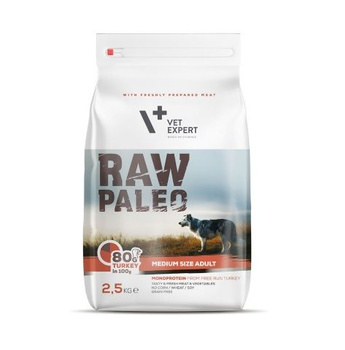 RAW PALEO dla psów dorosłych ras średnich 2,5kg