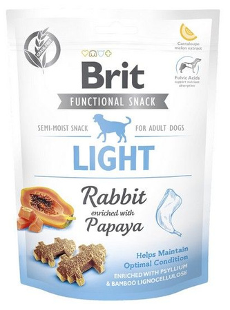 BRIT PIES 150g SNACK LIGHT RABBIT PAPAYA