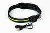 PETLOVE Obroża LED USB KOMFORT S Yellow szer. 20 mm; dł. 28-40 cm