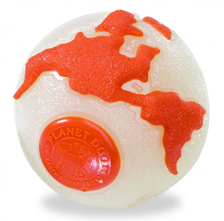 PLANET DOG ORBEE BALL BEŻ/POM MEDIUM *