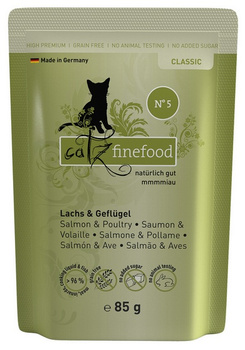 Catz Finefood Classic N.05 Łosoś i drób saszetka 85g