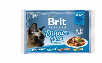 BRIT PREMIUM KOT sasz.4x85 DINNER PLATE  GRAVY FILLET